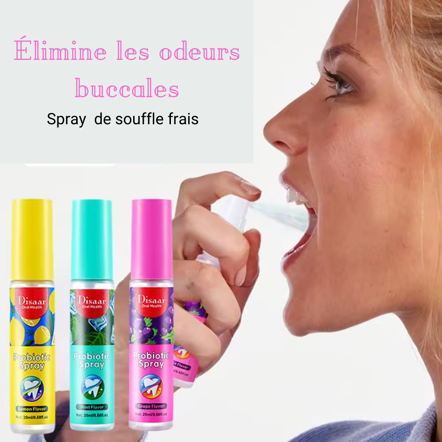 Probiotic spray -éliminateur de mauvaise haleine