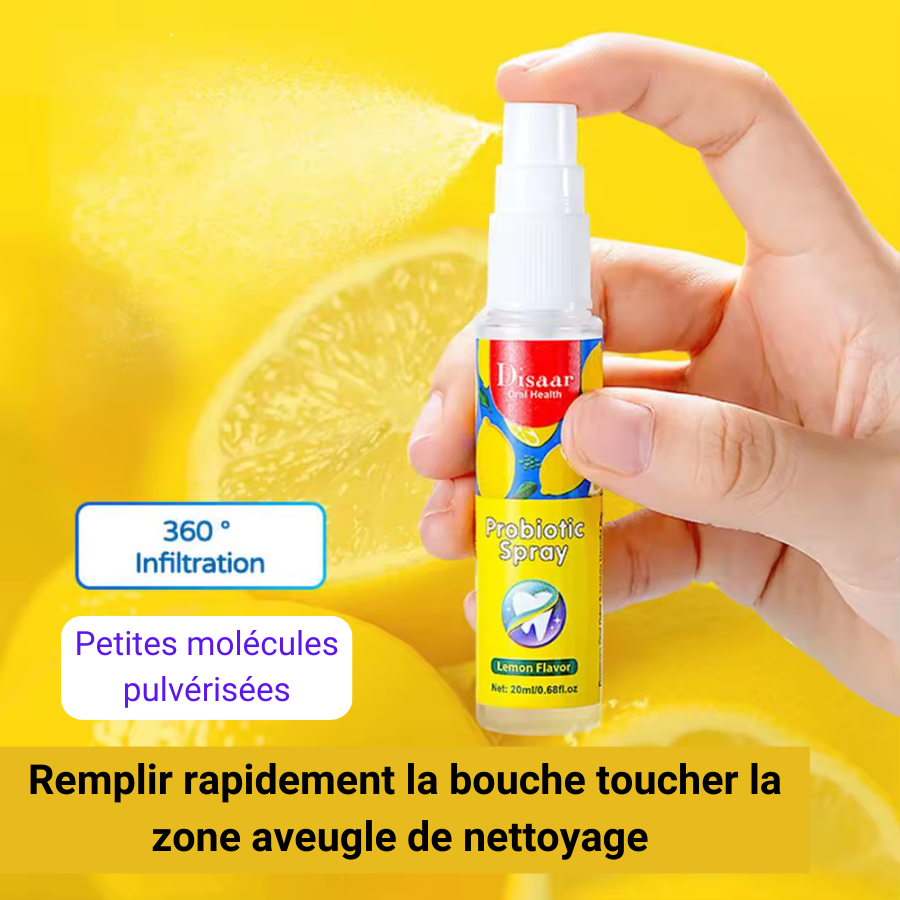 Probiotic spray -éliminateur de mauvaise haleine